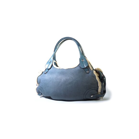 SALVATORE FERRAGAMO Handbag | SHEARLING HOBO SATCHEL - Picture 5 of 11